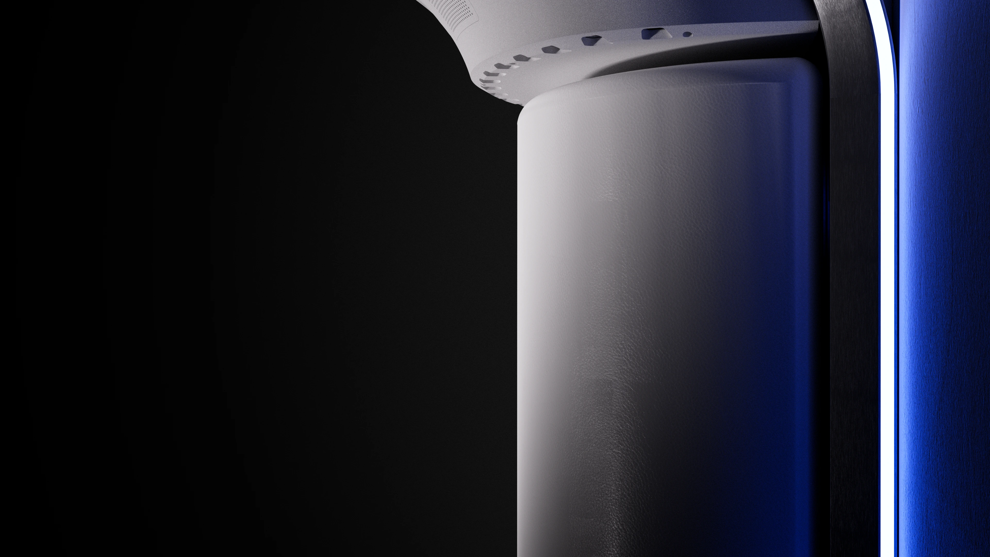 A sleek boxing bag borded by an aluminum frame perfectly installed on a wall